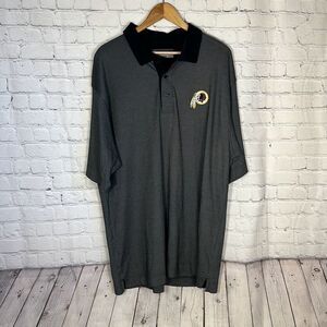 Washington Redskins NFL Black Short Sleeve Polo size XL Small Cutter & Buck